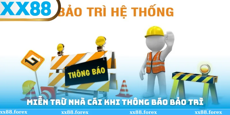 Trang bảo trì - hội viên giao dịch sự cố phải tự chịu